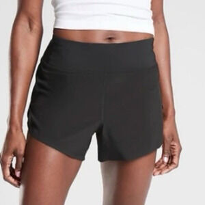Athleta Run With It 3.5" Black Shorts Women's Size 3X New With Tags Condition
